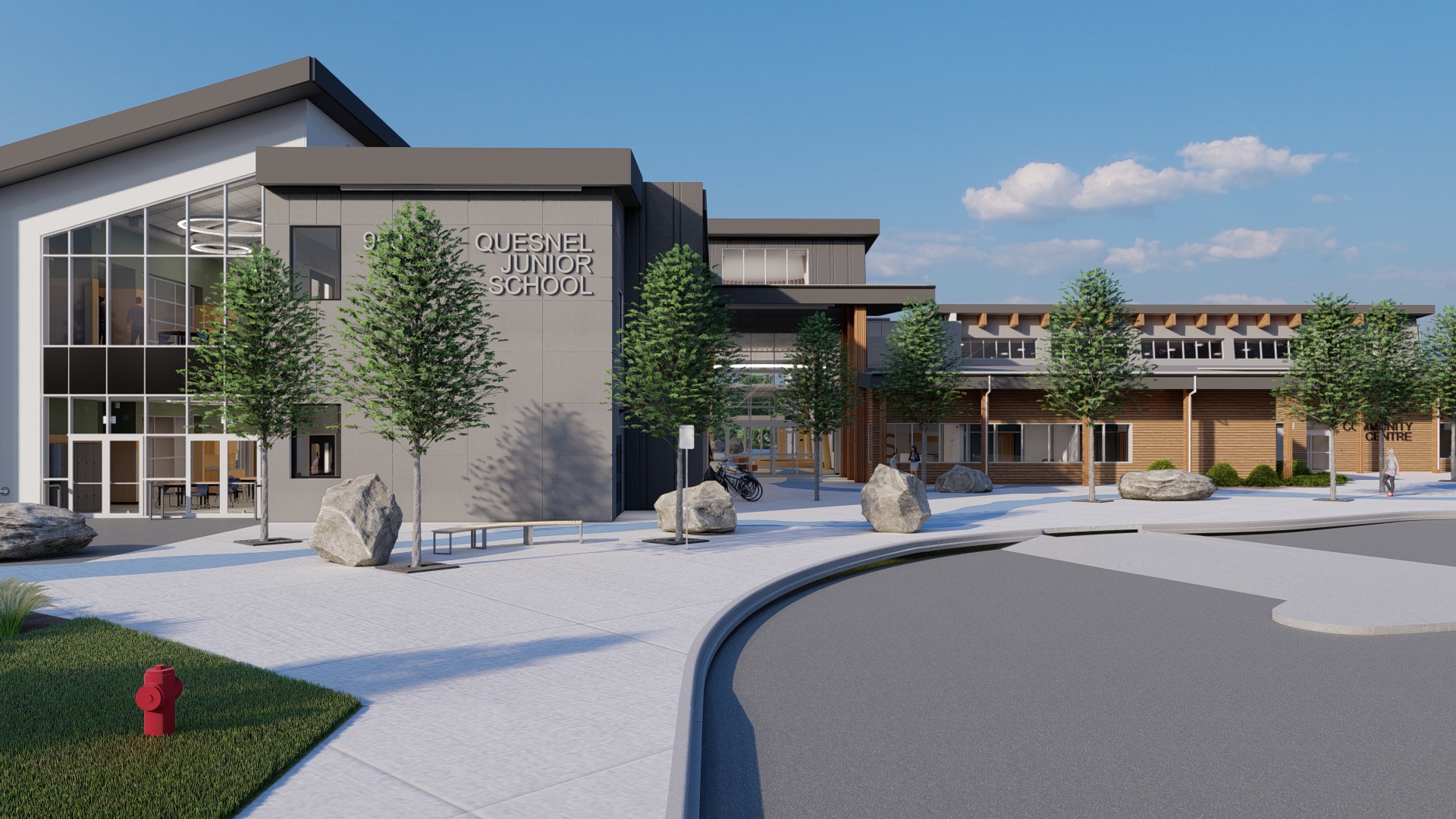 Quesnel Junior School Rendering