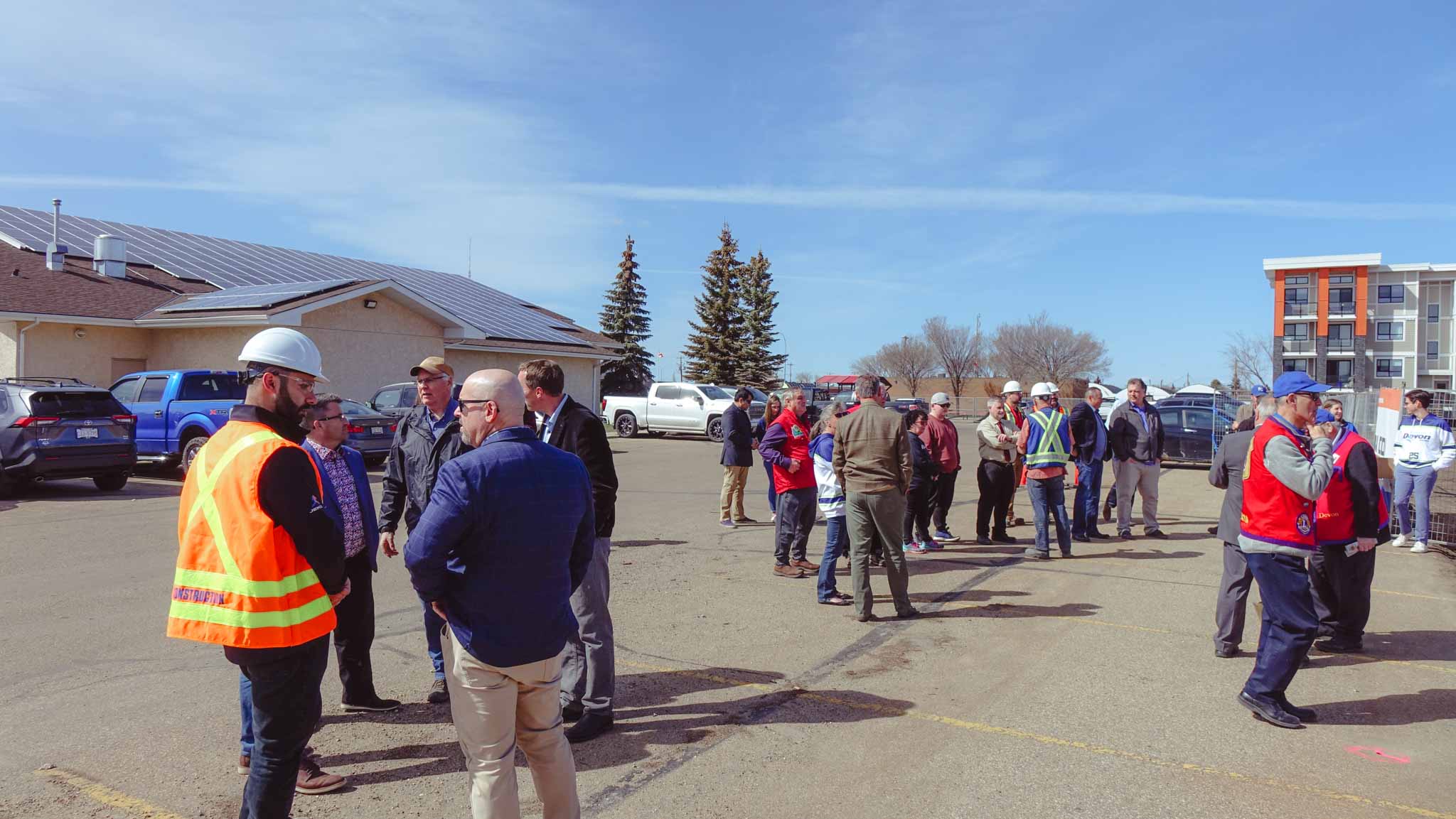 Community gathers for Dale Fisher groundbreaking ceremony.