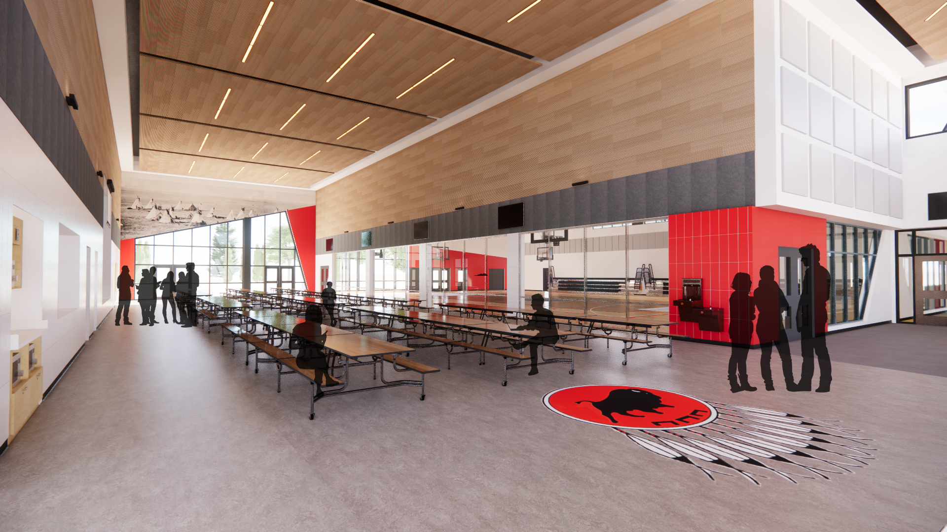 Piikani School Rendering