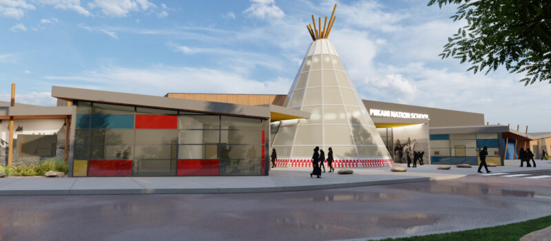 Piikani School Rendering